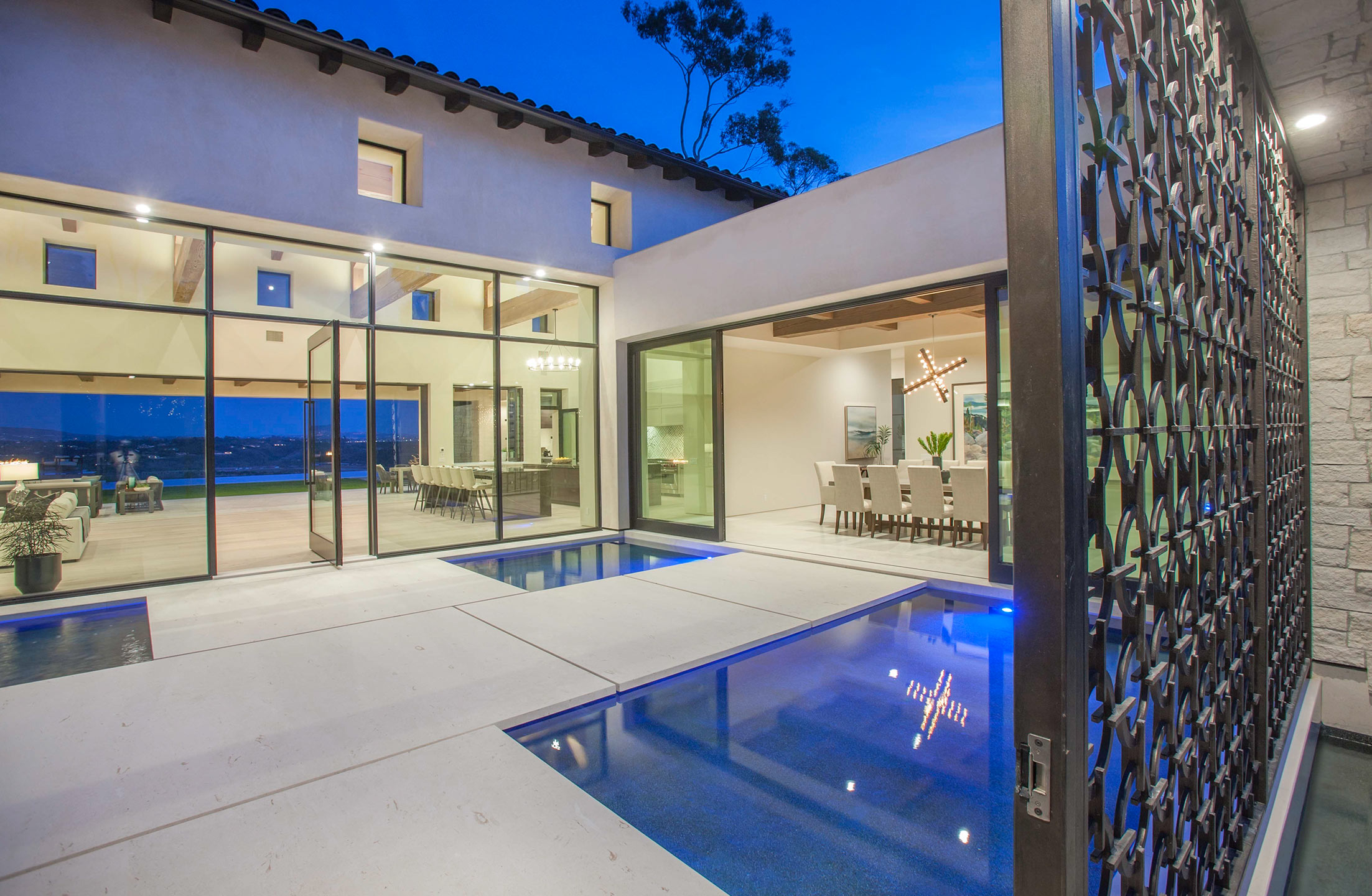 french pivot door